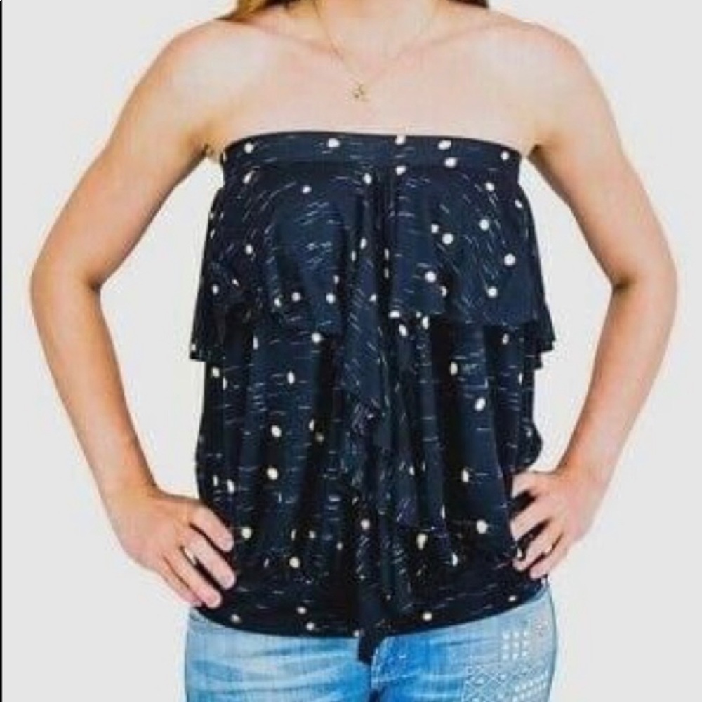 Free People Stardust Galaxy Tube Top NWOT
